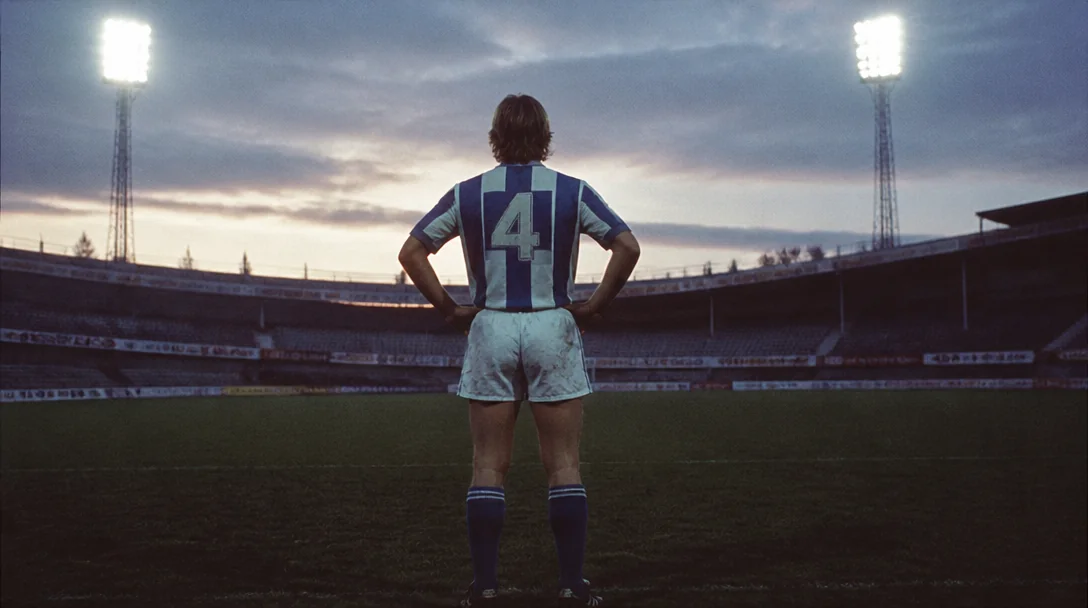 Porträttbild av Glenn Hysén som försvarare för IFK Göteborg, dokumentärt foto